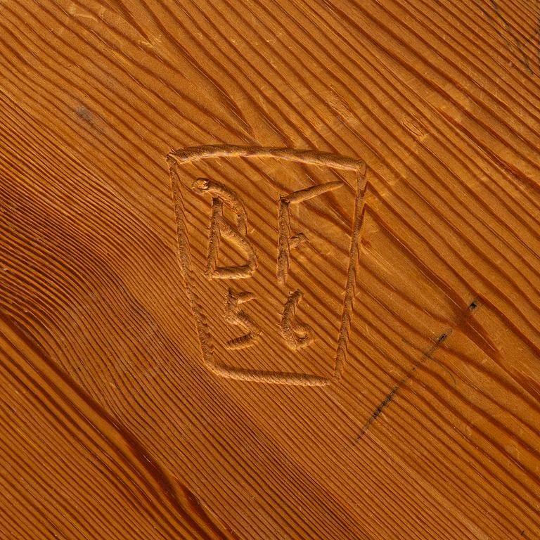 Bo Fjaestad, coffee table, own workshop, Arvika, 1956.