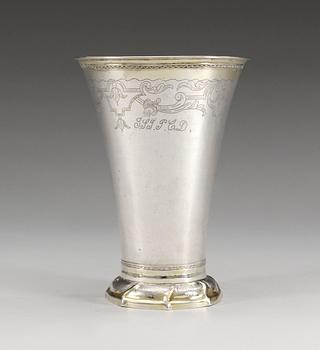 809. BÄGARE, silver. Carl Fahlberg, Uppsala 1767.