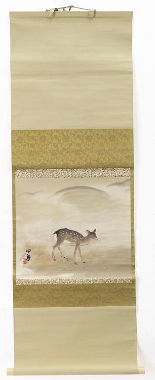 Seiho Takeuchi, Deer, Japan, 20th century.