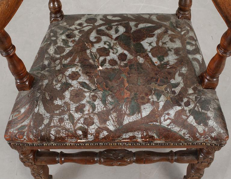 KARMSTOL, barock, 1700-tal.