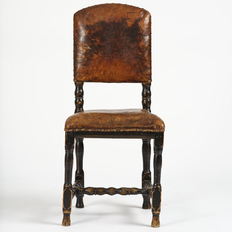 A Swedish baroque 'judge's' chair, circa 1700 / early 18th century.
