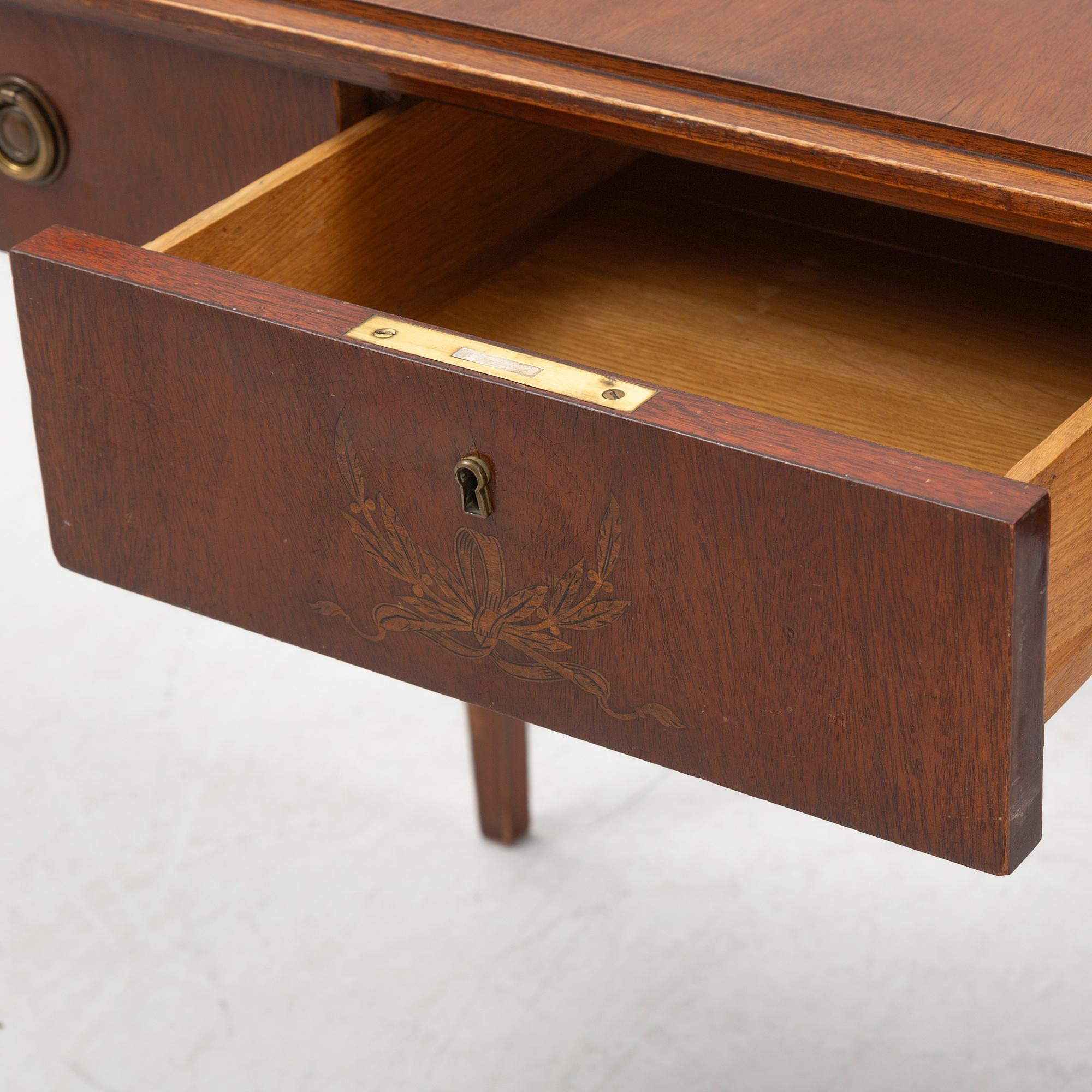 A model 'Karl Johan' desk, Nordiska Kompaniet, 1925.