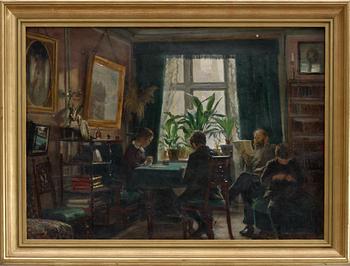 JOHAN ULRIK BREDSDORFF. Olja på duk. Monogramsign J.U.B o dat 1889.