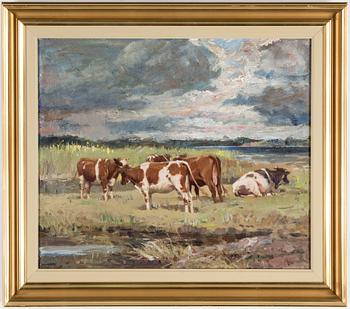 GRETA GERELL, oil on canvas, signed and dated -35.
