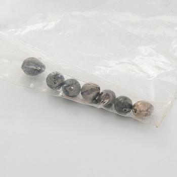 Pan-skrin på bricka, silver och förgyllt silver, mogulstil, Delhi, Indien, 1800-talets första hälft.