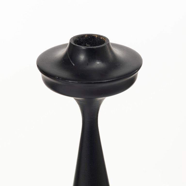 Laurids Lønborg, candlesticks, 3 pieces, Denmark, mid-20th century.