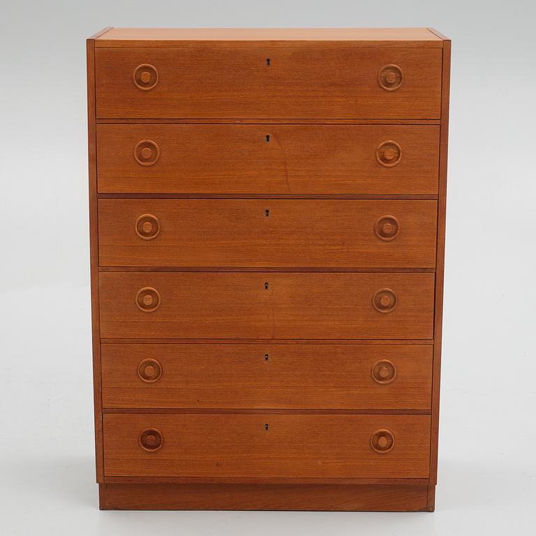 A model '600T' chest of drawers, Erik Franssons Fabriker AB, 1950s/60s.