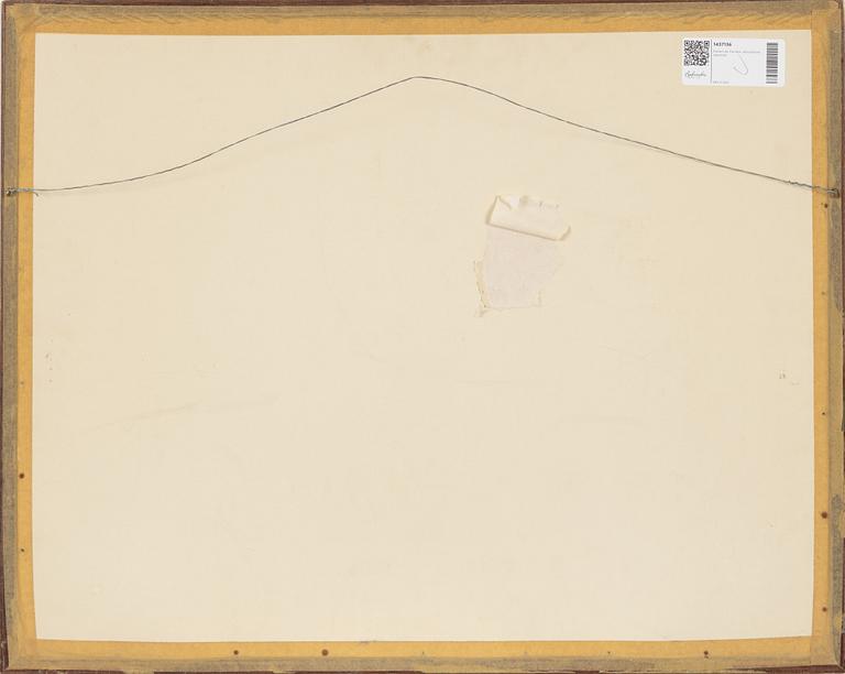 Robert de Coninck, hand coloured print, signed.