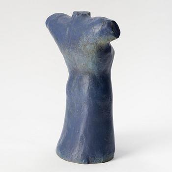 Kjell Janson, a stoneware sculpture of a torso, signed.