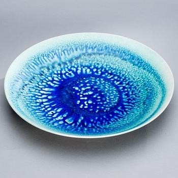 FRANCESCA MASCITTI-LINDH, CERAMIC DISH. Signed FML, Arabia.