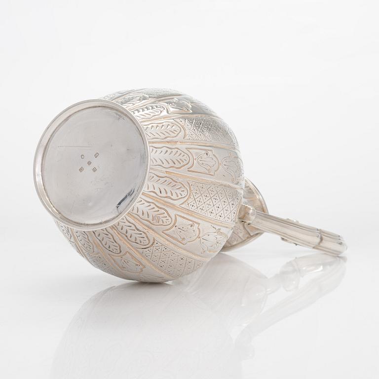 Tillbringare, sterlingsilver, elfenben, Martin, Hall & Co, Sheffield 1858.