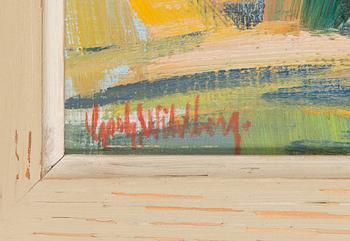 Gerhard Wihlborg, oil on board, signed.
