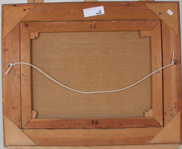 OHLSSON, KARL ENOCK. Olja på duk, sign o dat  -43.