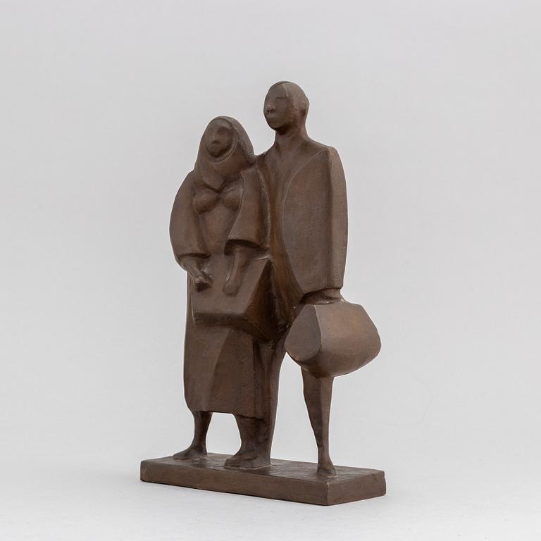 Eric Elfwén, a bronze sculpture, signed and numbered 12/75.