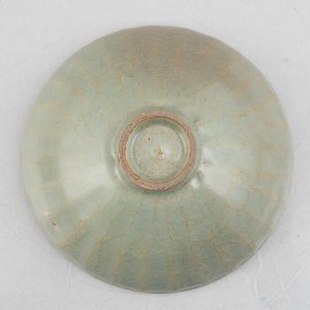 A celadon bowl, Joseon dynasty or possibly Yuan.