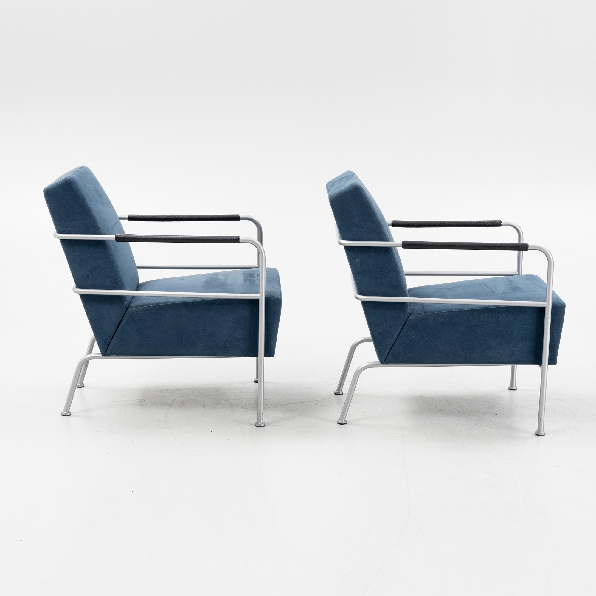 A pair of 'Cinema' easy chairs by Gunilla Allard for Lammhults.
