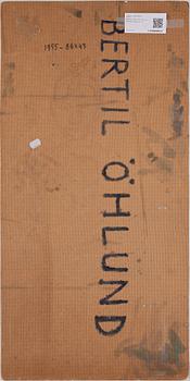 BERTIL ÖHLUND, olja på pannå, signerad.