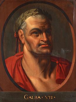 Julius Cesar, Augustus, Tiberius, Caligula, Claudius, Nero, Gaba, Otho, Vitellus, Titus & Domenitanus (11).