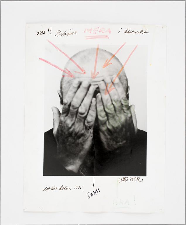 CHRISTER STRÖMHOLM, silvergelatinfotografi, sign, 1986.