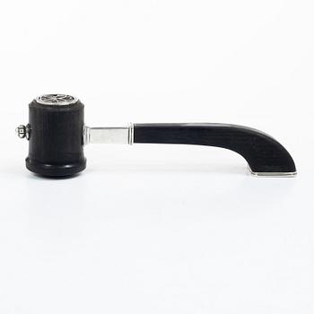 Atelier Borgila, A silver and wood ceremonial mallet, Stockholm, Sweden 1941.
