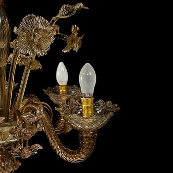 LJUSKRONA, venetiansk stil, omkring 1900-talets mitt, h 60.