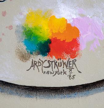 Ardy Strüwer, olja på duk, signerad och daterad 1985.