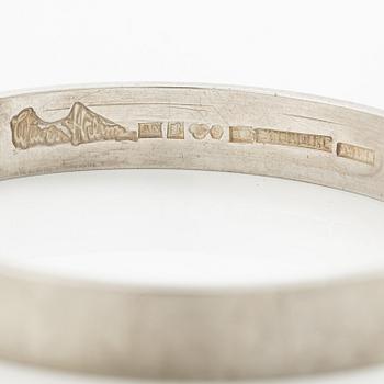 Wiwen Nilsson, a bangle, silver, Lund 1973.