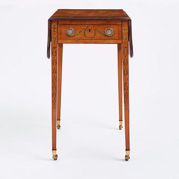 Klaffbord, s.k Pembroke table, England 1800-tal, Sheratonstil.