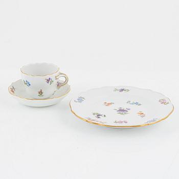 A 27-piece porcelain Mocca set, Meissen, Germany.