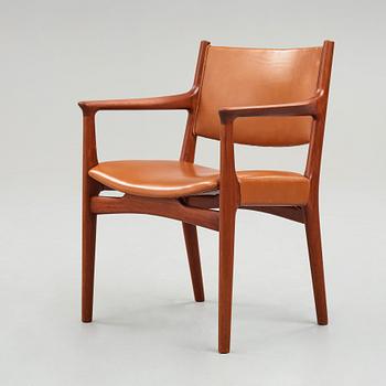 HANS J WEGNER, karmstol "JH 525", Johannes Hansen, Danmark, 1950-60-tal.