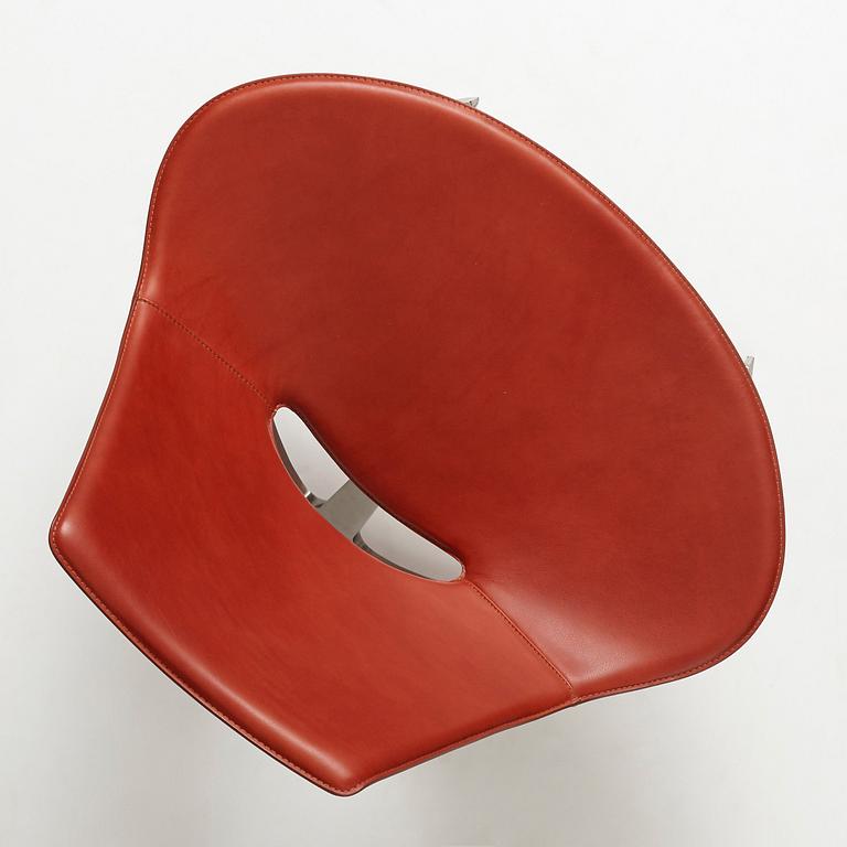 Preben Fabricius & Jørgen Kastholm, "Scimitar", fåtölj, Bo-Ex, Danmark.