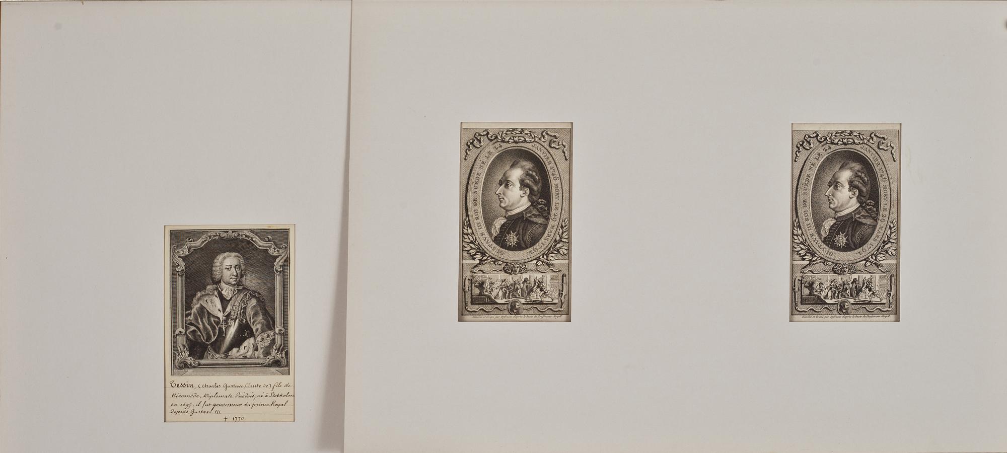 GRAFISKA BLAD, 12 stycken, 1800-tal.