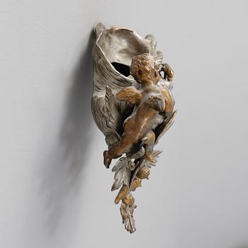 VÄGGVAS, metall, 1900-tal.