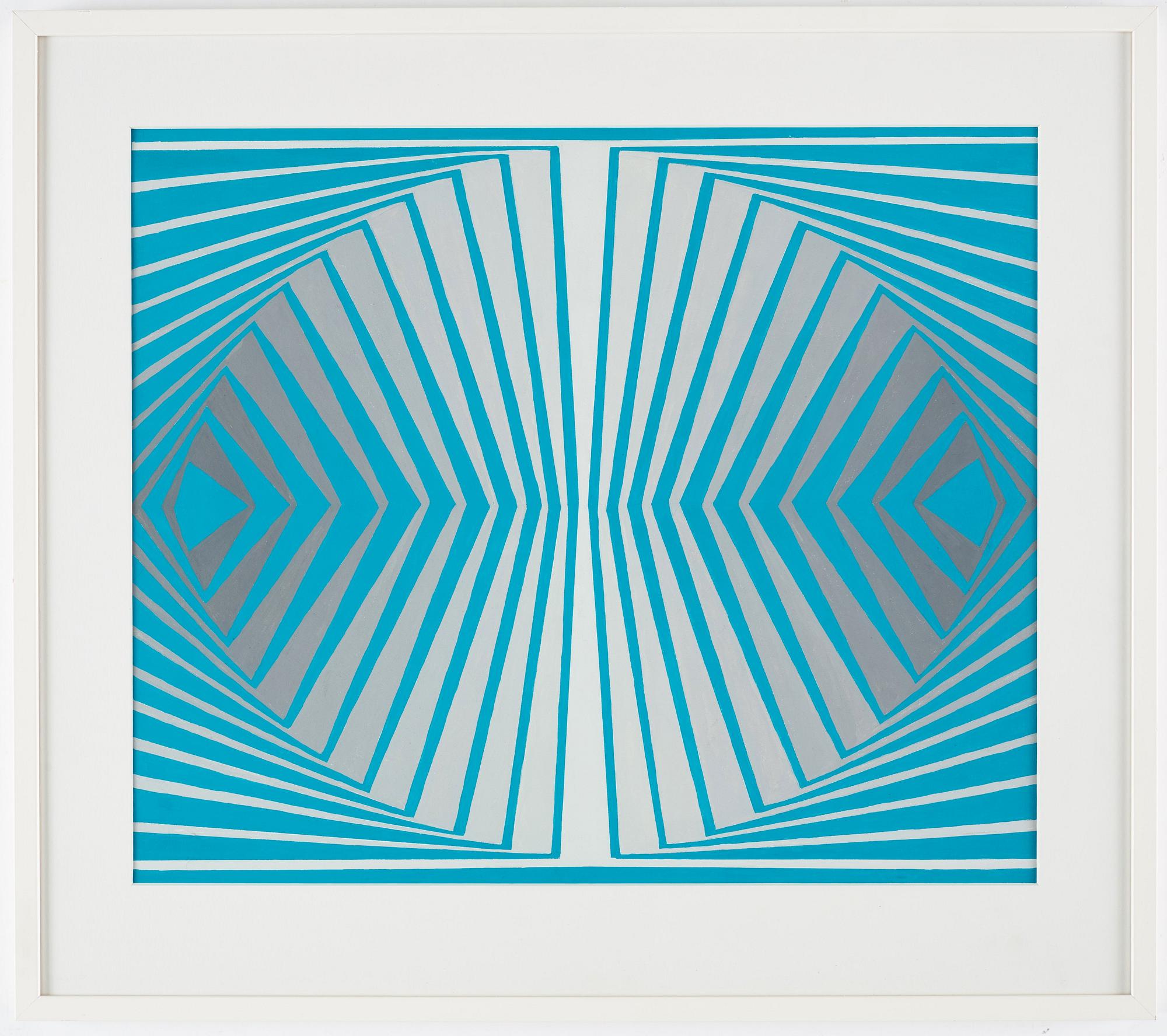 INGER EKDAHL, gouache på papper, signerad a tergo.