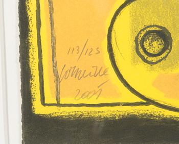 Beverloo Corneille, litografi, signerad och daterad-05. Numrerad 113/125.