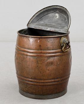VATTENTUNNA, koppar, 1800-tal.