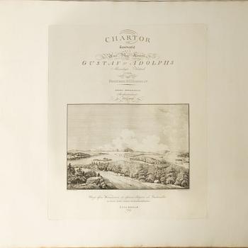 Med 28 graverade kartor över Sverige och Finland.