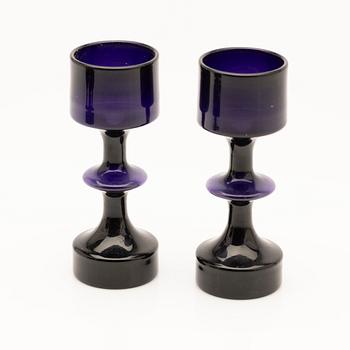 Kaj Franck, Trophies/vases, 6 pcs, Nuutajärvi/Notsjö, 1960s.