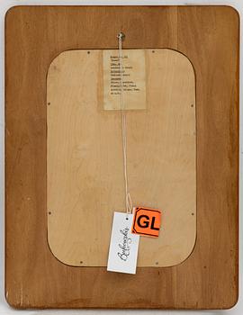 G. Gewall, a 'Doves' wall mirror, Bohus Intarsia, 1930s.