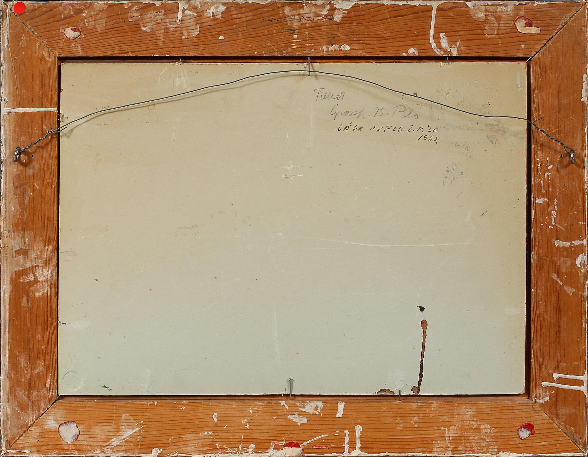 OLLE HJORTZBERG, akvarell, signerad och daterad 1932.