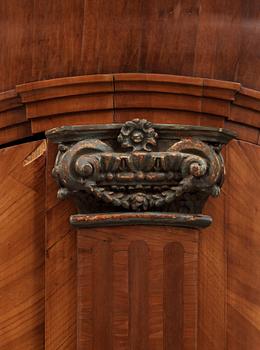 A North European Rococo 18th century cupboard.