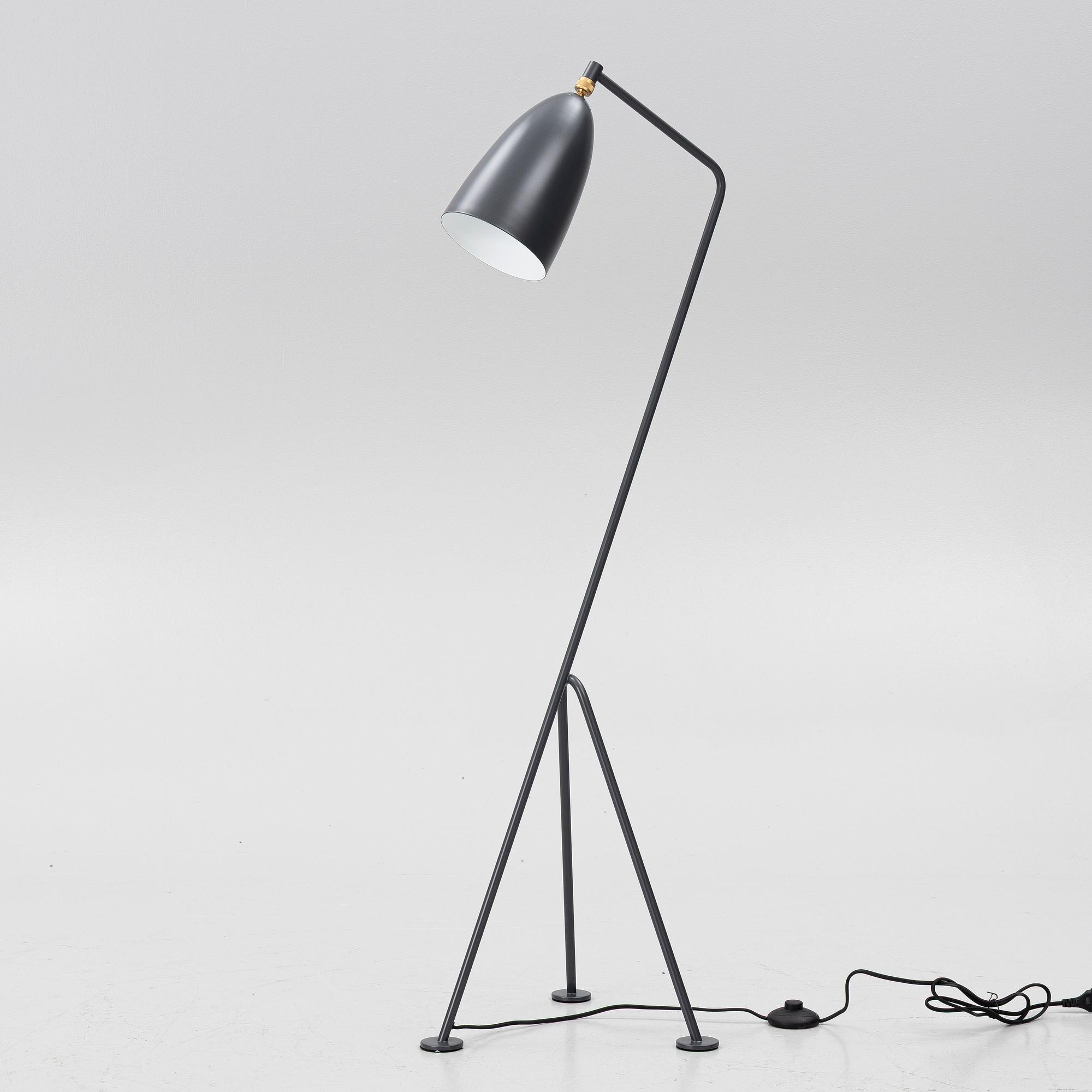 Greta Magnusson Grossman, Floor lamp, 'Grasshopper', GUBI, Denmark.