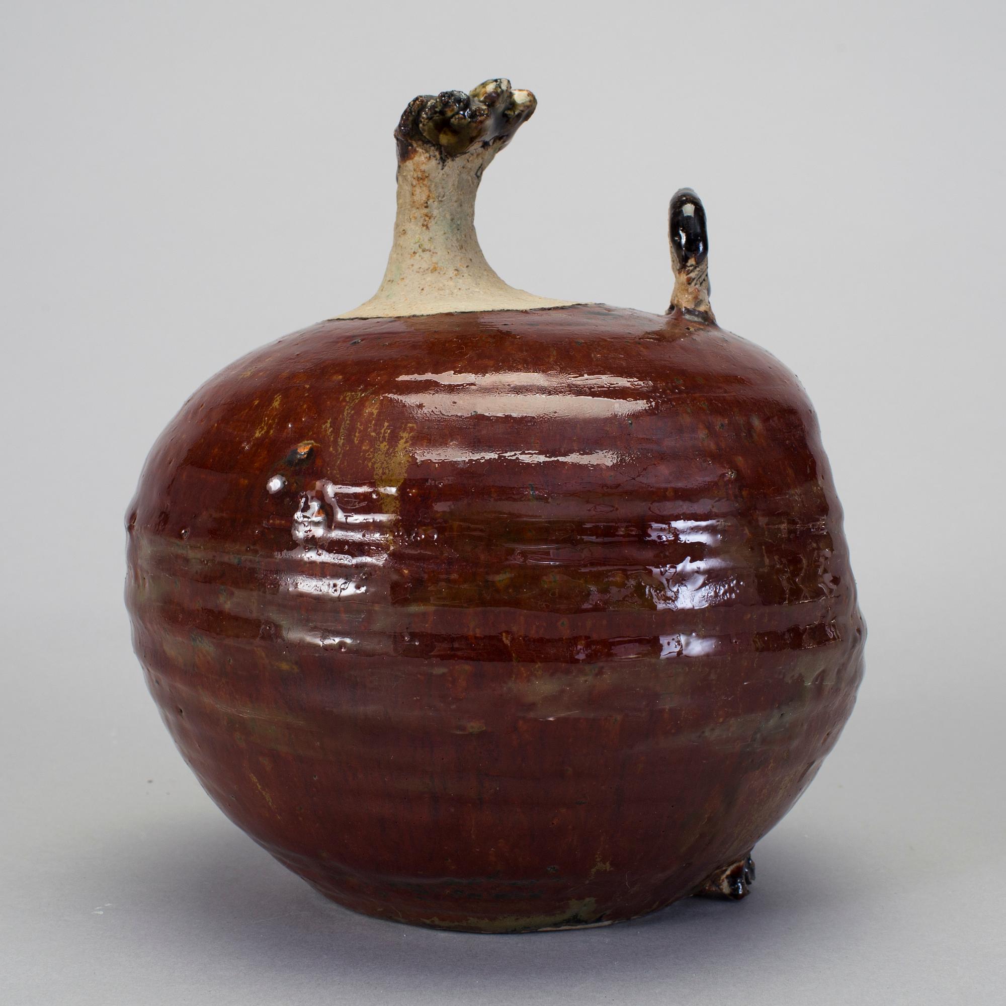 LISA LARSON, skulptur, stengods, Gustavsberg, unik, signerad.