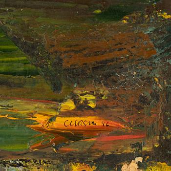 Christer Strömholm, oil on panel, signed and dated -46.