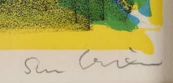 SVEN X:ET ERIXSON, färglitografi, signerad, numrerad IV/XXI.