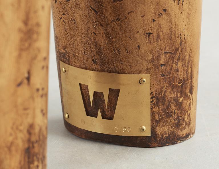 ANDREAS WARGENBRANT, skulptur, trä, numrerad 9/50.