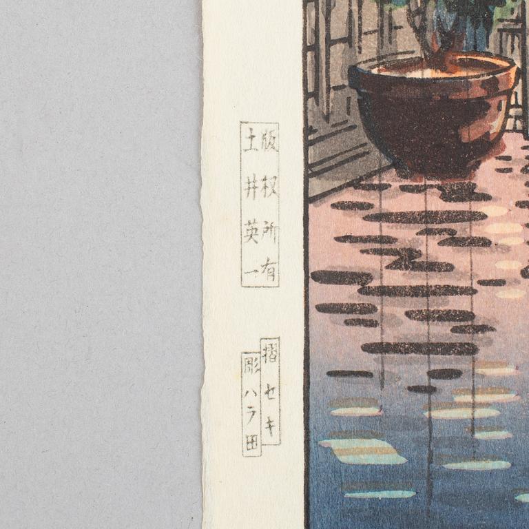 Tsuchiya Koitsu, after, 'Evening at Ushigome'.