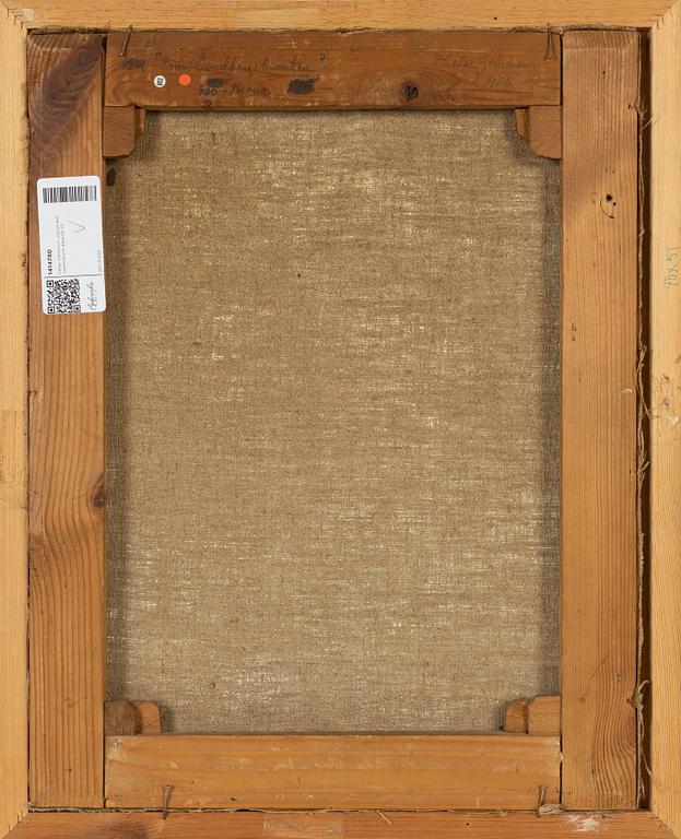 Helge Johansson, oil on canvas, signed and dated -13.