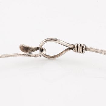 Vivianna Torun Bülow-Hübe, a necklace, silver, Stockholm 1951.