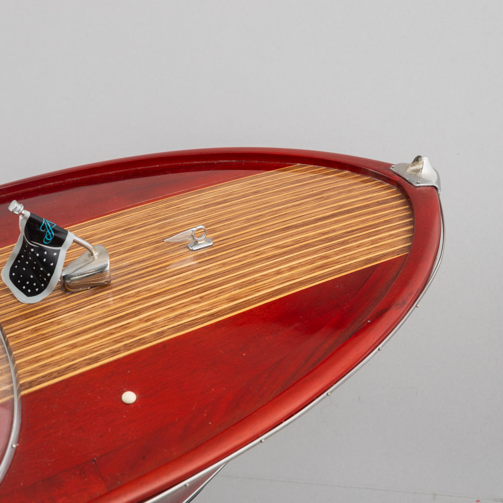 Model boat, Riva, second half of the 20th century.